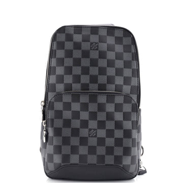 Louis Vuitton Avenue Sling Bag Damier Infini Leather