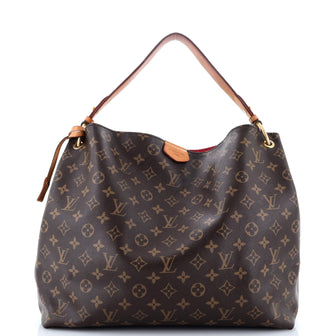Louis Vuitton Graceful Handbag Monogram Canvas MM