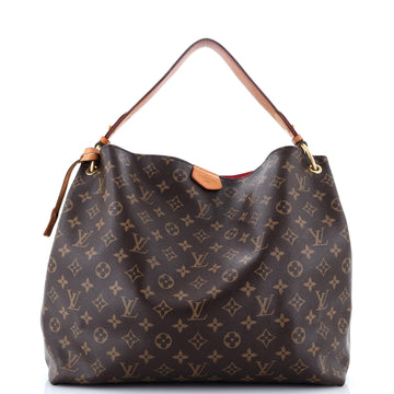 Louis Vuitton Graceful Handbag Monogram Canvas MM
