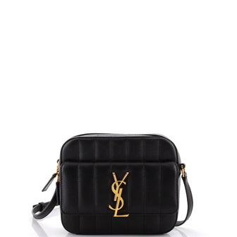 Saint Laurent Vicky Camera Bag Vertical Quilted Leather Medium