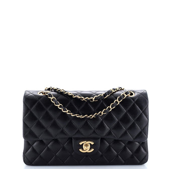 Chanel Classic Double Flap Bag Quilted Lambskin Medium