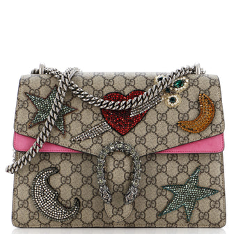 Gucci Dionysus Bag Embroidered GG Coated Canvas Medium