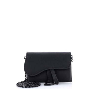 Christian Dior Ultra Matte Saddle Nano Pouch Leather