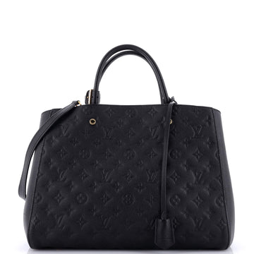 Louis Vuitton Montaigne Handbag Monogram Empreinte Leather GM