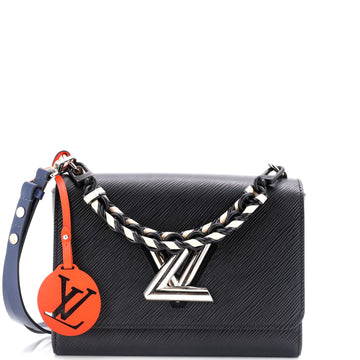 Louis Vuitton Braided Handle Twist Bag Epi Leather MM