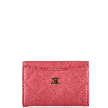 Chanel Classic Card Holder Quilted Caviar