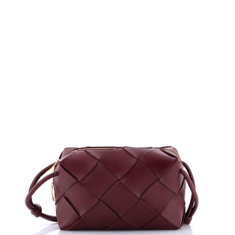 Bottega Veneta Cassette Camera Crossbody Bag Maxi Intrecciato Leather Small