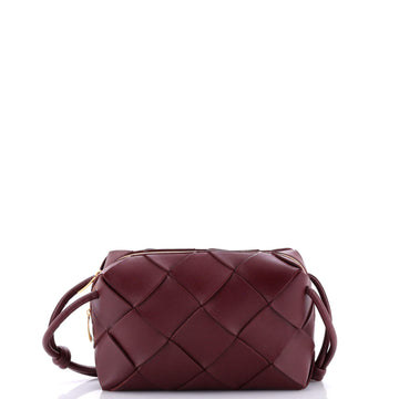 Bottega Veneta Cassette Camera Crossbody Bag Maxi Intrecciato Leather Small
