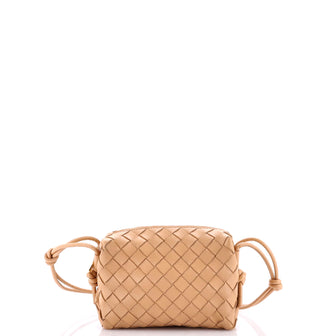 Bottega Veneta Loop Crossbody Bag Intrecciato Nappa Small