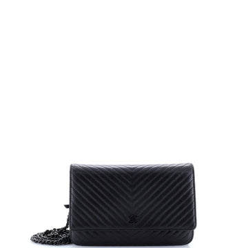 Chanel Wallet on Chain Chevron Lambskin