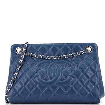 Chanel Timeless CC Frame Tote Quilted Caviar Medium