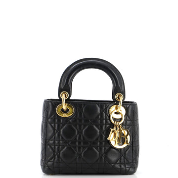 Christian Dior Lady Dior Bag Cannage Quilt Lambskin Mini