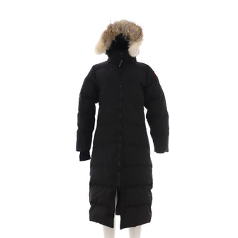 Canada Goose Women's Mystique Parka Quilted Polyester Blend with Down and Fur