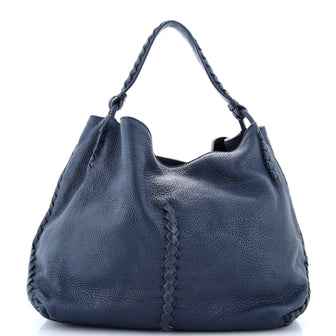 Bottega Veneta Open Hobo Cervo with Intrecciato Detail Medium
