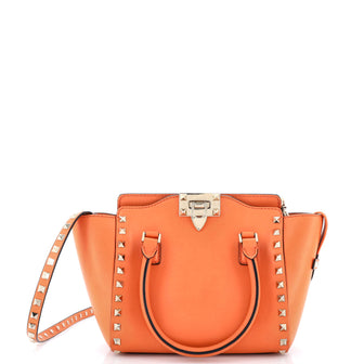 Valentino Garavani Rockstud Tote Rigid Leather Small