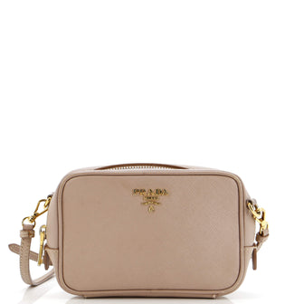 Prada Zip Crossbody Bag Saffiano Leather Mini