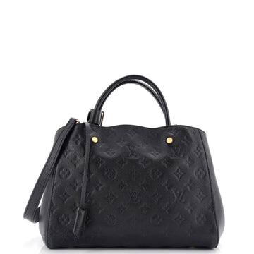 Louis Vuitton Montaigne Handbag Monogram Empreinte Leather MM