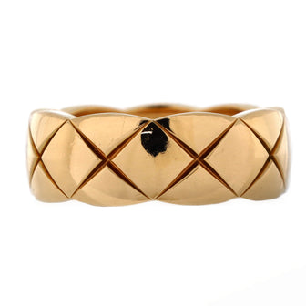 Chanel Coco Crush Ring 18K Beige Gold Small