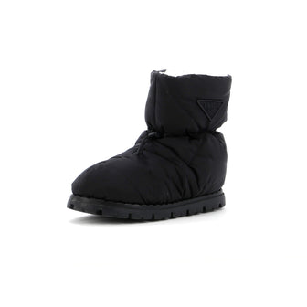 Prada Women's Padded Snow Boots Quilted Nylon
