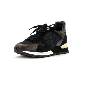 Louis Vuitton Women's Run Away Sneakers Mesh with Monogram Canvas and Suede