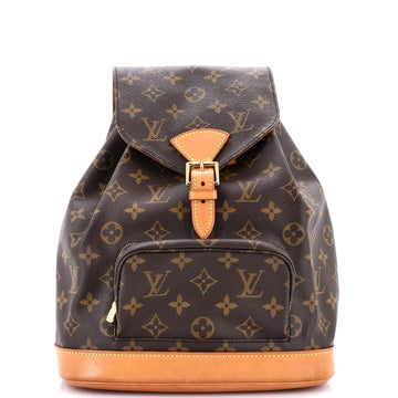 Louis Vuitton Vintage Montsouris Backpack Monogram Canvas MM