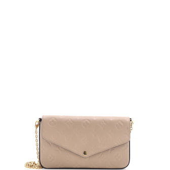 Louis Vuitton Felicie Pochette Monogram Empreinte Leather