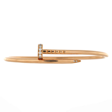 Cartier Juste un Clou Bracelet 18K Rose Gold with Diamonds Small