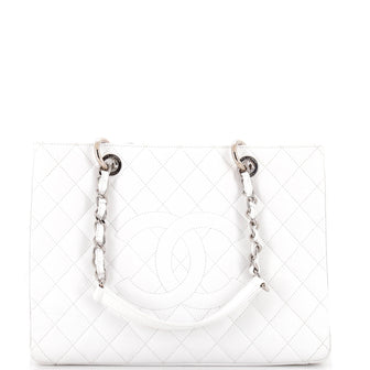 Chanel Grand Shopping Tote Quilted Caviar