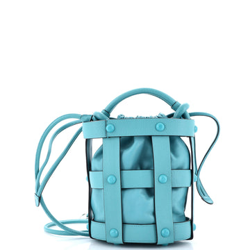 Salvatore Ferragamo Cage Bucket Bag Leather Small