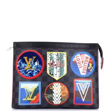 Louis Vuitton Pochette Voyage Alps Patches Damier Graphite MM