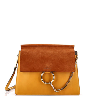 Chloe Faye Shoulder Bag Leather Medium