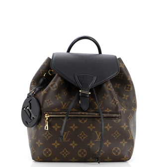 Louis Vuitton Montsouris NM Backpack Monogram Canvas with Leather PM