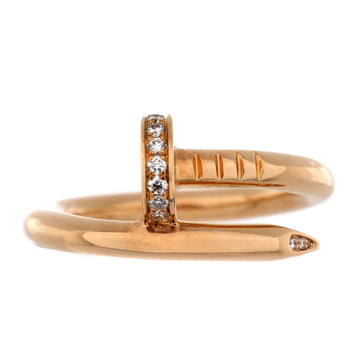 Cartier Juste un Clou Ring 18K Rose Gold and Diamonds