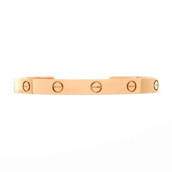 Cartier Love Cuff Bracelet 18K Rose Gold