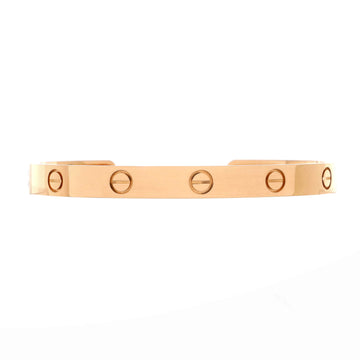 Cartier Love Cuff Bracelet 18K Rose Gold