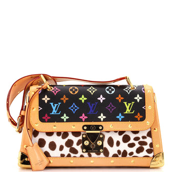 Louis Vuitton Dalmatian Sac Rabat Handbag Monogram Multicolor and Pony Hair