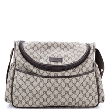 Gucci Diaper Crossbody Bag GG Coated Canvas