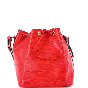 Louis Vuitton Petit Noe Handbag Epi Leather