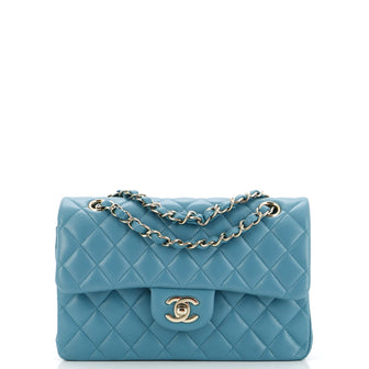 Chanel Classic Double Flap Bag Quilted Lambskin Small