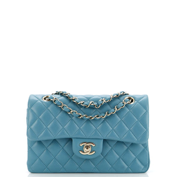 Chanel Classic Double Flap Bag Quilted Lambskin Small