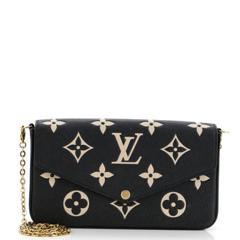 Louis Vuitton Felicie Pochette Bicolor Monogram Empreinte Giant