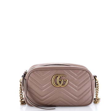 Gucci GG Marmont Shoulder Bag Matelasse Leather Small