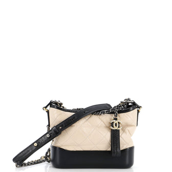 Chanel Gabrielle Hobo Quilted Aged Calfskin Small