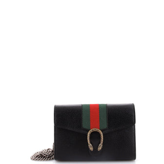 Gucci Dionysus Web Chain Wallet Leather Small