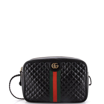 Gucci Trapuntata Camera Bag Quilted Leather Small