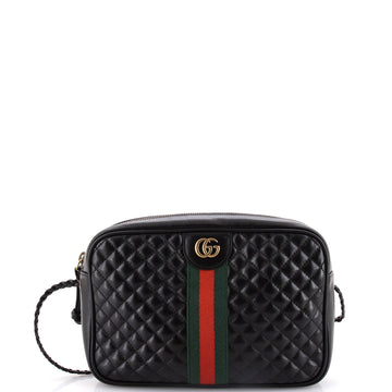 Gucci Trapuntata Camera Bag Quilted Leather Small