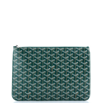 Goyard Senat Zip Pouch Coated Canvas MM