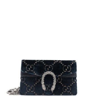Gucci Dionysus Bag GG Velvet Super Mini