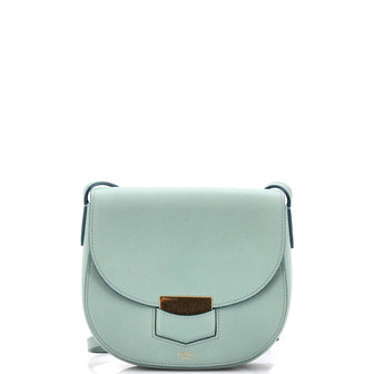 Celine Trotteur Crossbody Bag Grainy Leather Small