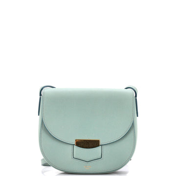 Celine Trotteur Crossbody Bag Grainy Leather Small